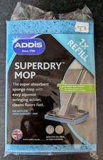 Addis Superdry Sponge Floor Mop Refill Blue 