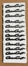 Chris Craft Cursive Boat Nameplate Auction. Nos. VGC