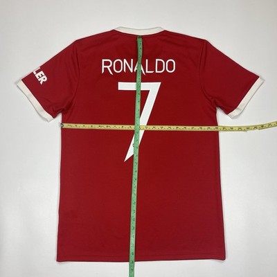 Ronaldo #7 Manchester United 2021 2022 Home Football Shirt Soccer
