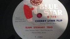 78T/SLAM STEWART TRIO/CHERRY LYNN FLIP/BLUE,BROWN AND BEIGE/BLUE STAR 115 A&B/