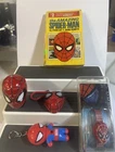 Vintage Spider-Man Lot Comic Book Watch Keychain Toys Marvel Mixed Bundle