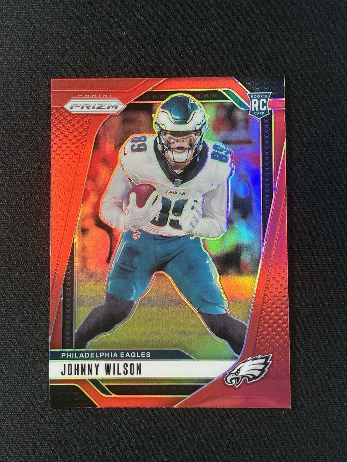 2024 Prizm Johnny Wilson Rookie Red Retail Case Hit Prizm SP #355
