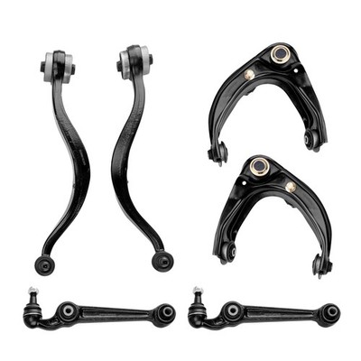 Front Upper Lower Control Arms For 2007-2012 Fusion MKZ 2007-2011 Milan 6pc