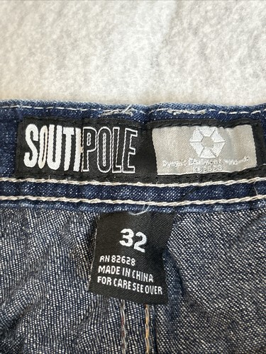 South Pole Classic Baggy Skater Hip Hop Shorts Size 32 Jorts - Picture 8 of 11