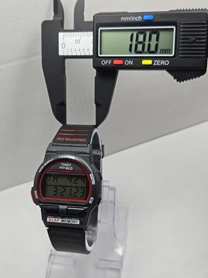 Vintage Timex 8 Lap Ironman Triathlon Digital 36mm Watch  display picture 1