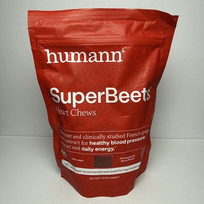 Human-N Super Beets / 60 count Pomegranate Chews for Heart Health
