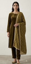 Indian And Pakistani Kurta with Dupatta and Pants Set