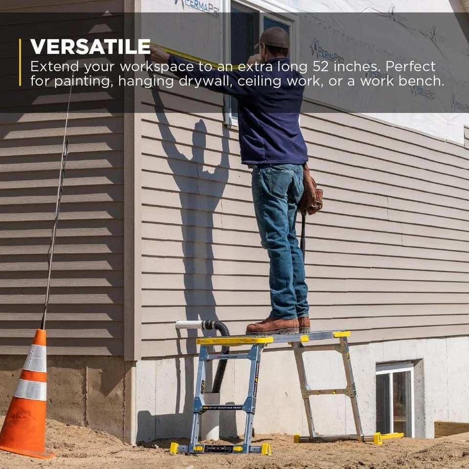 Gorilla Ladders 4.6 Ft. X 2.5 Ft. Aluminum Heavy-Duty PRO, 2 In. Slim-Fold Work - Image 4 of 4