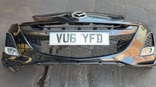 MAZDA 3 MK2 2008-2014 BUMPER (FRONT) BLACK 