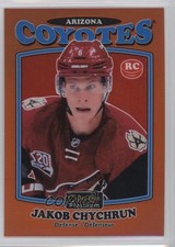 2016-17 O-Pee-Chee Platinum Retro Orange Rainbow 41/49 Jakob Chychrun #R-96 0h57