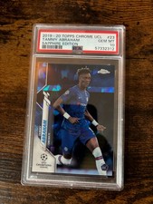 2019 Topps Chrome UEFA Sapphire TAMMY ABRAHAM Rookie Card Chelsea FC PSA 10. rookie card picture