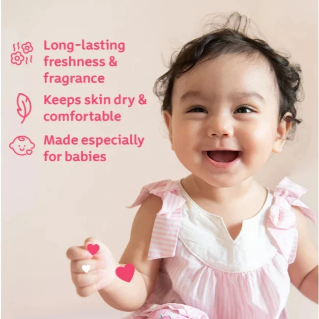 Johnson's Baby Blossom/Reg talco amido de milho em pó 500g x 2 | pacote duplo | suave - Imagem 4 de 4