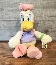 VTG Walt Disney World Daisy Duck 16" Plush Stuffed Animal Toy With Tags