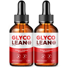 2 Pack Glyco Lean Drops GlycoLean Liquid Supplement Circulation Gotas 120Ct