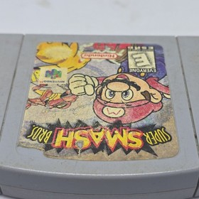 NINTENDO 64 Game SUPER SMASH BROS. N64 TESTED & WORKING FREE SHIPPING! GENUINE!