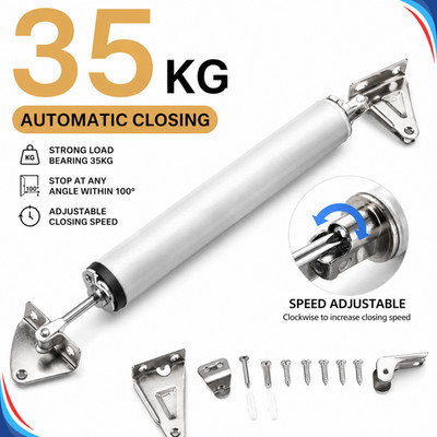 Self-closing Sliding Door Closer 90 Degrees StopBuffer Adjustment Furniture Tool
