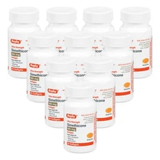 Rugby Ultra Strength Simethicone Gas Relief 180mg Softgel Pills 10 Count