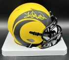Kurt Warner Signed Autographed Los Angeles Rams Rave Mini Helmet Beckett BAS