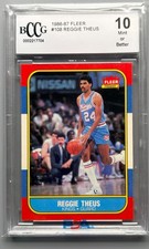 1986-87 Fleer Reggie Theus #108 BCCG 10