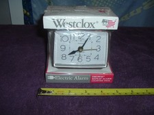New Sealed Vintage Westclox Electric Alarm Clock