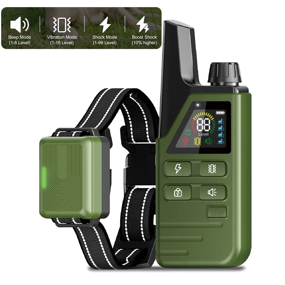 4500FT Dog Training Collar with Remote Shock Rechargeable Pet Waterproof Trainer
Opens in a new wind