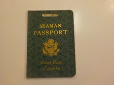 WW2 Merchant Marine Photo Passport 1944 George Gragg WWII Photograph VTG War