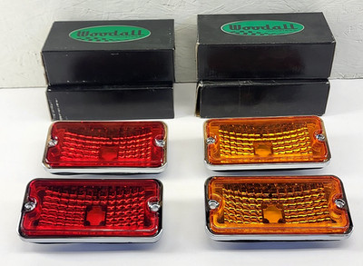 1968 1972 Chevy GMC Pickup C10 Suburban K5 Blazer Euro Style Side Marker Set