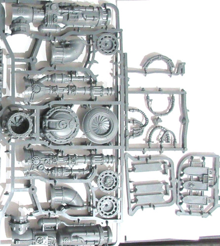 Warhammer 40K Terrain Sector Galvanic Magnavent Terrain Sprue Bits