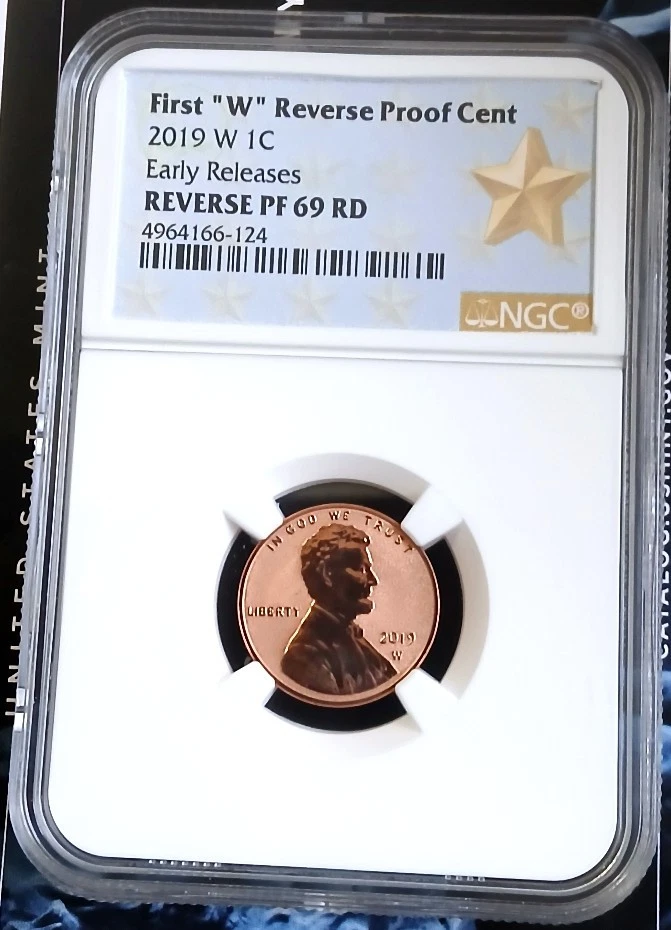 2019 W Graded West Point Special Edition Penny Rev. PF 69 RD & Original Envelope - Image 3 of 4