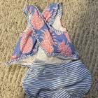 Three Friends Bee Two Piece Baby Set Pineapple Print Stripes 3-6 Months — photo 2