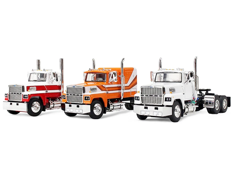 FORD LTL 9000 TRIO SET (2 DAY CABS & 1 SLEEPER) 1/64 BY DCP/FIRST GEAR 60-2175 - Image 2 of 4