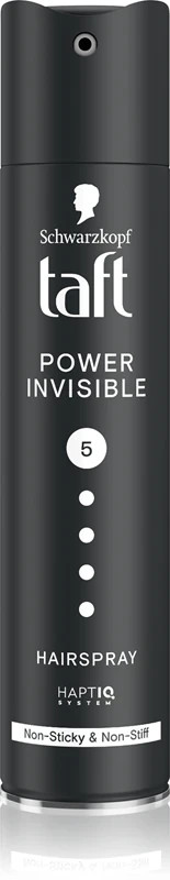 Schwarzkopf Taft power invisible Hairspray Lacquer etra Hold 5 non-sticky 250ml