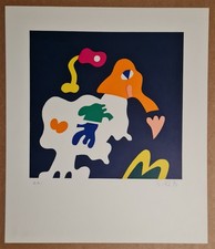 OTMAR ALT Original - Linolschnitt, handsigniert 1973 e. a. Probedruck aus  "Der"