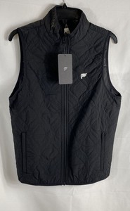 Fabletics Men's The Switch Loft Vest Black Lightweight Quilted NWT Sz XS