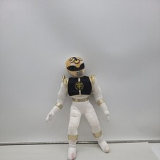 1994 VTG Mighty Morphin Power Rangers White Ranger Plush 17" Kid Dimension