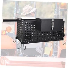 Heavy Duty Tractor Tool Box,Tractor Tool Tray with Lockbox and 27" 