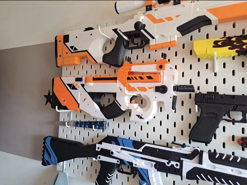 P90 Asiimov (Pistola de banda de goma alimentada por revista 7 capacidad redonda por cargador)  Foto 3 de 4