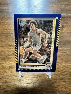 2025/26 Donruss 1st Prospect YAXEL LENDEBORG Optic Blue /49 #75 SP