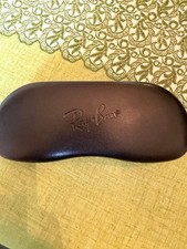 Ray-Ban Sunglasses Case Black Hard Clamshell Eyeglass Case Only Genuine