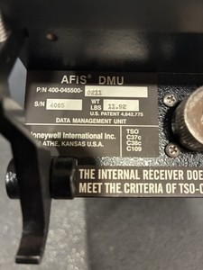 Honeywell AFIS Data Management Unit
