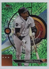 2023 Topps Finest Green Speckle Refractor 72/125 Javier Baez Javier Báez #14 k4s
