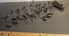 Vtg 1963 Marx Sands of Iwo Jima Miniature Playset WWII US GI Marines 22 Lot HO