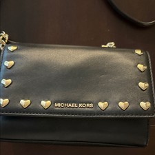 Michael Kors Ruby Heart-Stud Crossbody Bag
