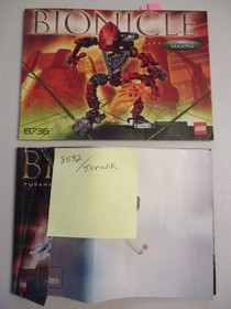 Lego BIONICLE / TECHNIC Lot - Keerakh Bordakh Vakama Turakh + 100s of parts