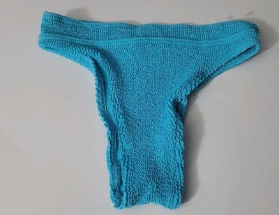 BOND-EYE Savannah Brief Bikini Bottom Blue Womens One Size 