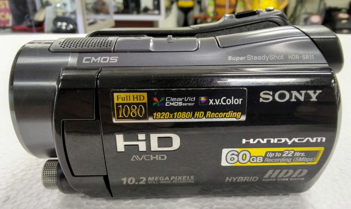 Sony Handycam HDR-SR11 Digital Video Camera Black 60GB HDD 10.2MP