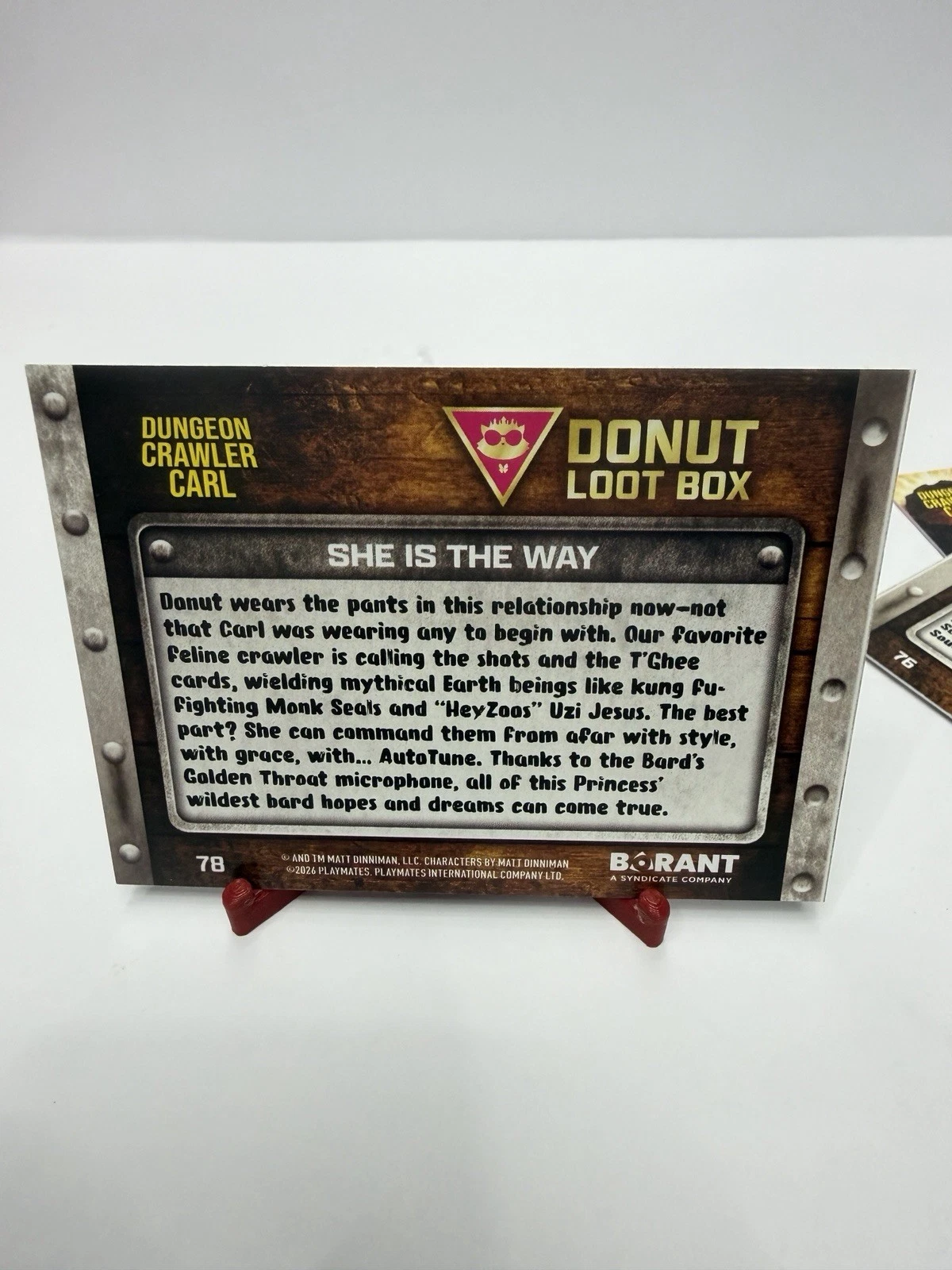 Borant Dungeon Crawler Carl #78 Donut Loot Box Microphone Donut Emerald Green - product detail image 2