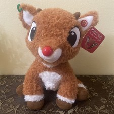 Hallmark Rudolph Interactive Story Buddy Plush Reindeer Christmas - Working Cond