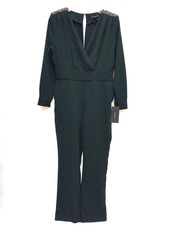 ZARA TUTA VERDE Con Dettaglio Sulle Spalle Taglia M RIF 8547 733 £69.99