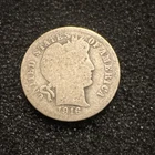 1916 Barber Dime 10C Silver United States Coin Circulated